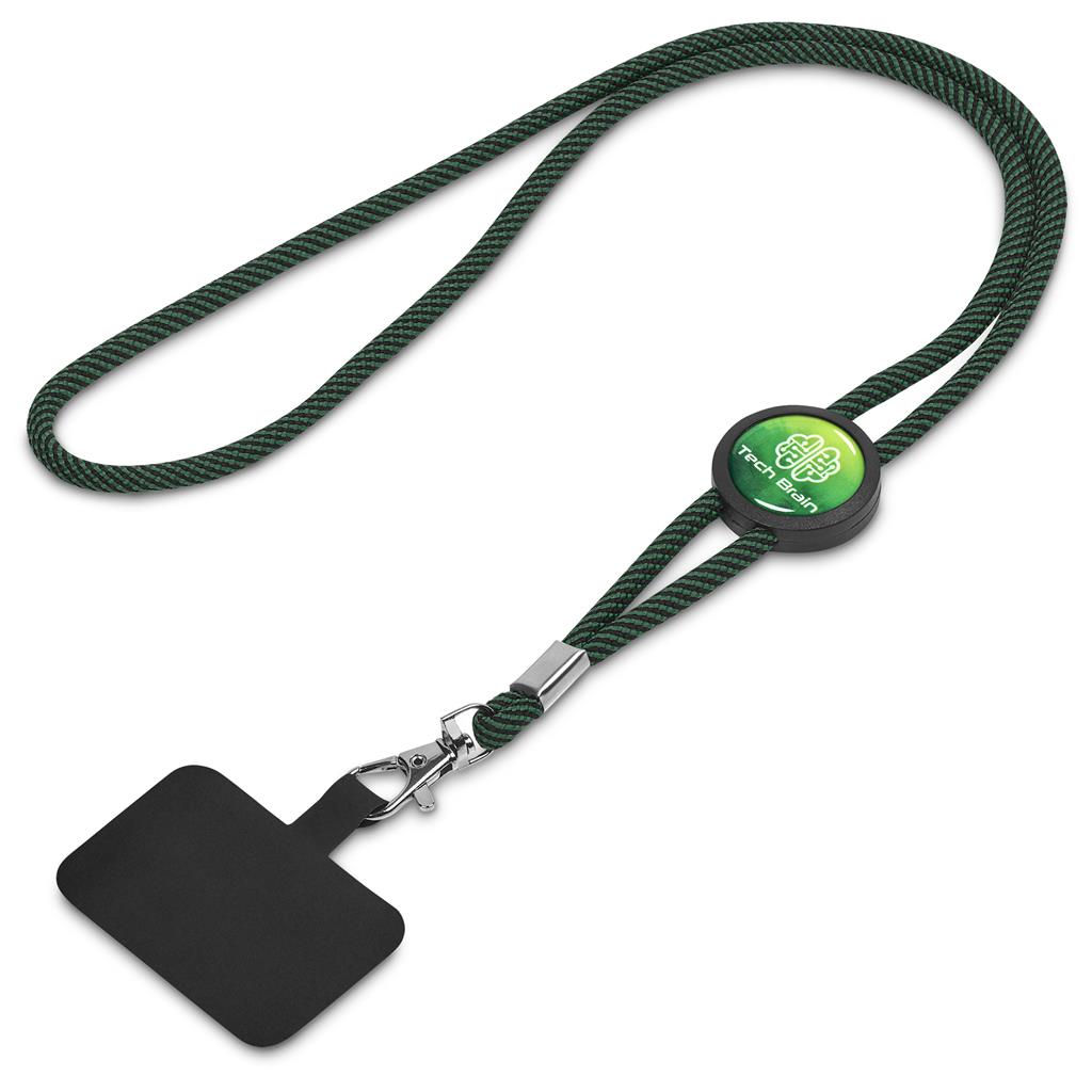 Altitude Twirl Phone Lanyard in Green — Print Fast Express