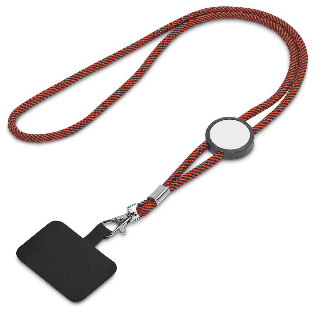 Altitude Twirl Phone Lanyard in Red - Print Fast Express