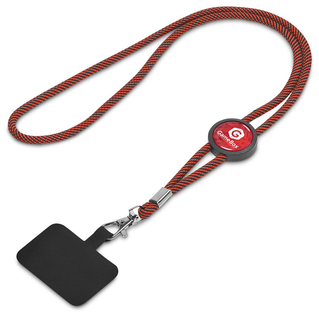 Altitude Twirl Phone Lanyard in Red — Print Fast Express