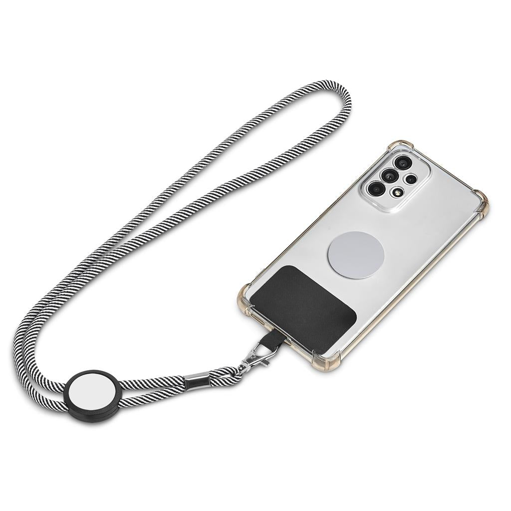 Altitude Twirl Phone Lanyard in Solid White - Print Fast Express
