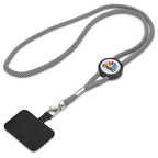 Altitude Twirl Phone Lanyard in Solid White — Print Fast Express