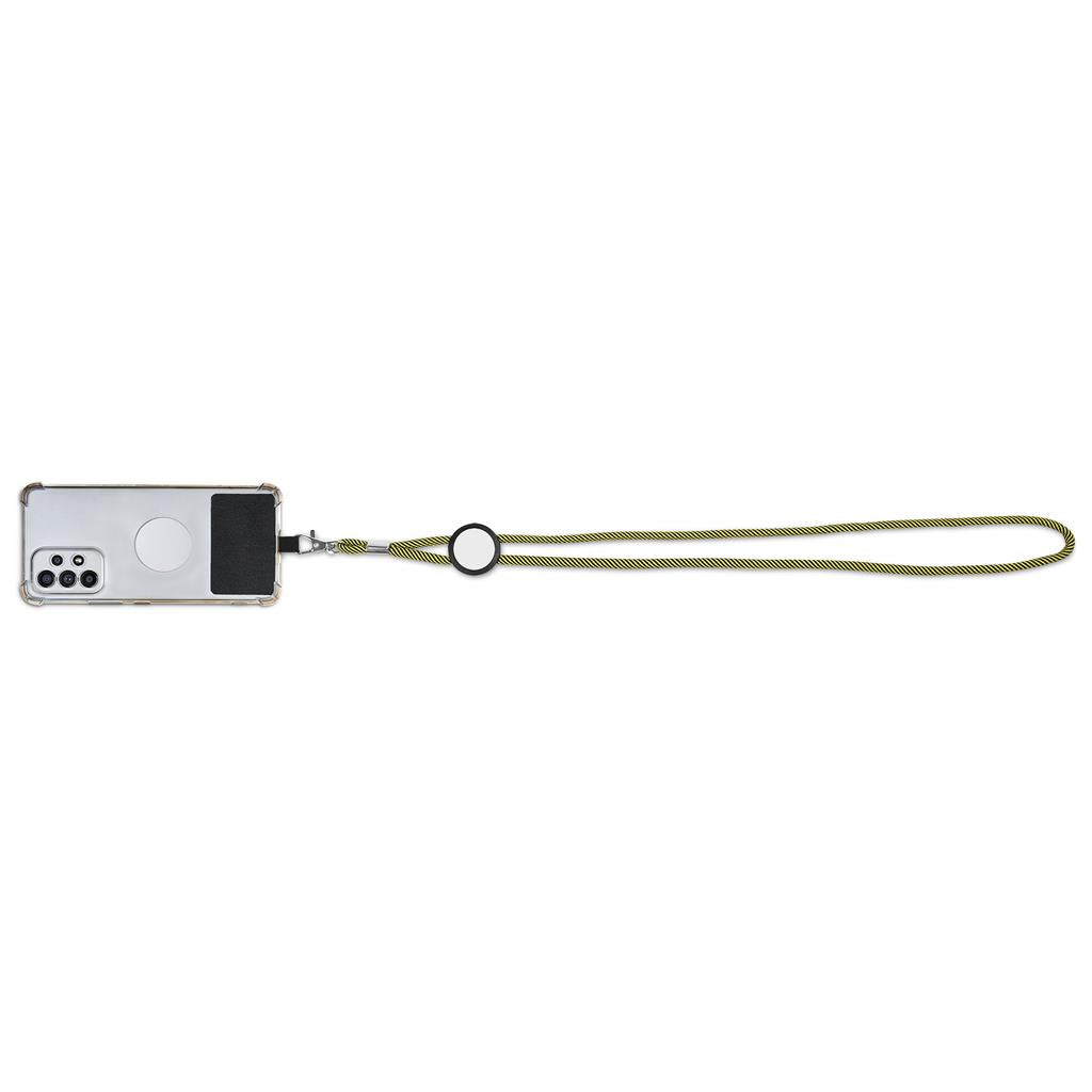 Altitude Twirl Phone Lanyard in Yellow - Print Fast Express
