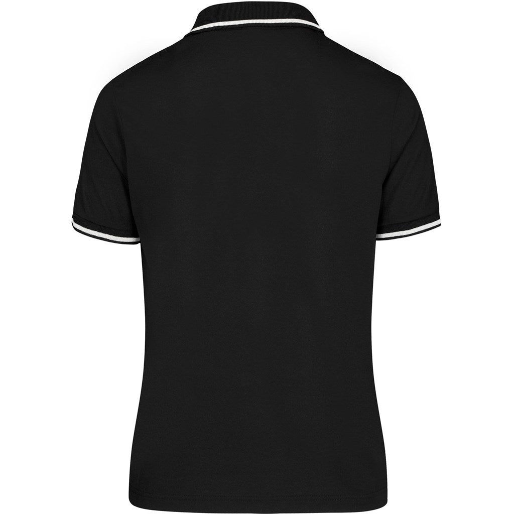 Mens Reward Golf Shirt in Black - Print Fast Express