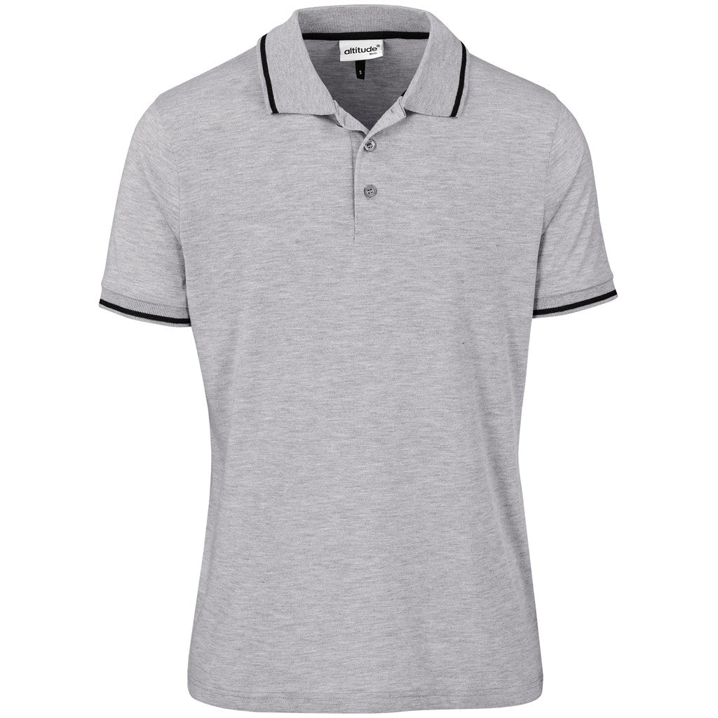 Mens Reward Golf Shirt in Grey — Print Fast Express