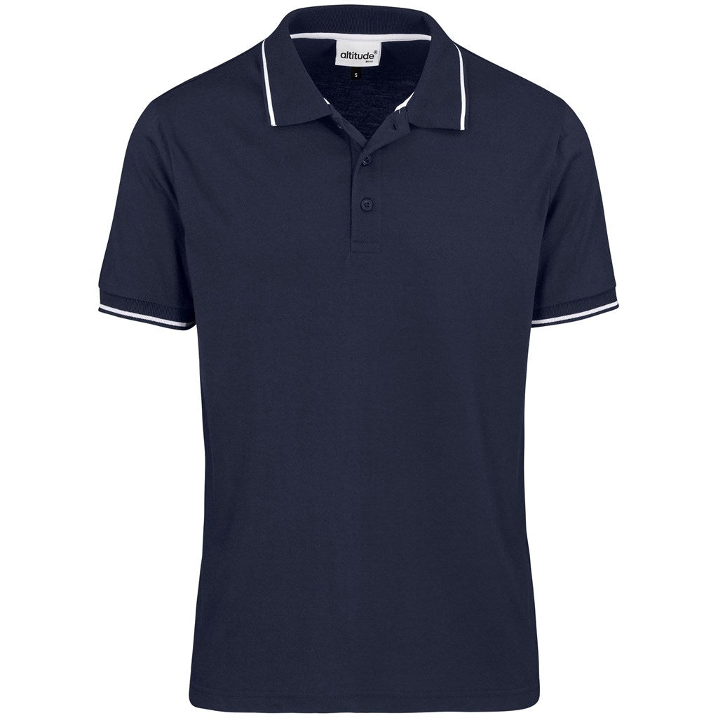 Mens Reward Golf Shirt in Navy — Print Fast Express