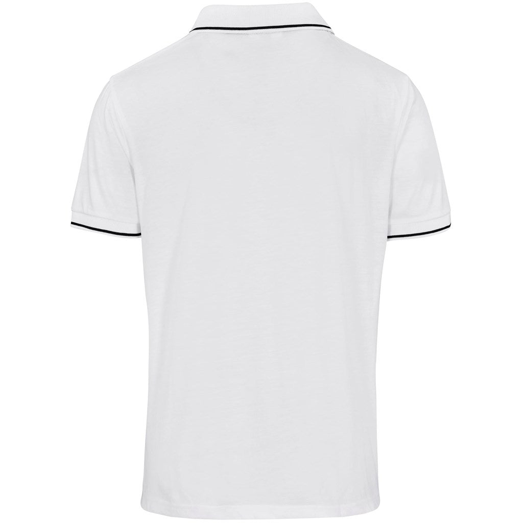 Mens Reward Golf Shirt in White - Print Fast Express