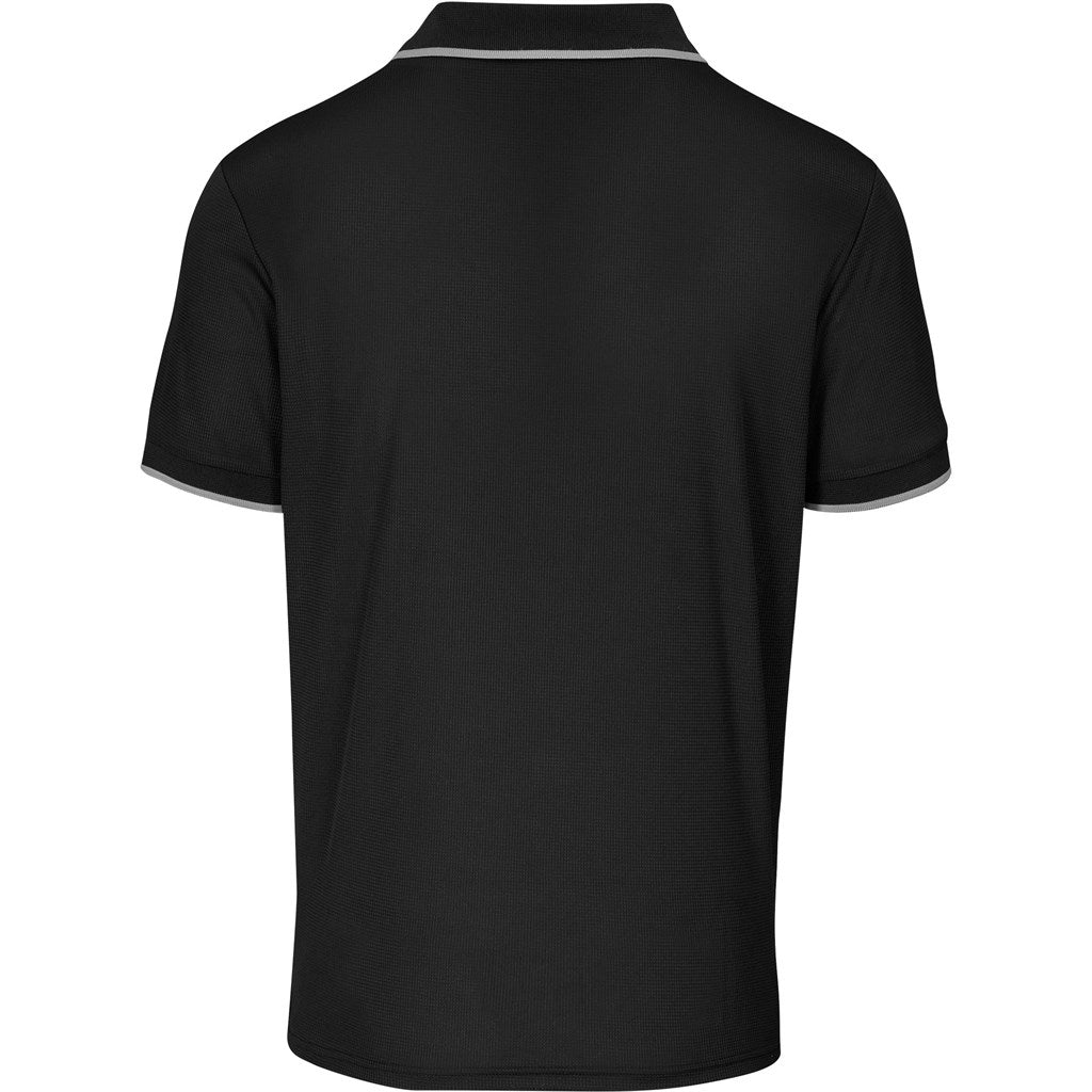 Mens Orion Golf Shirt in Black - Print Fast Express