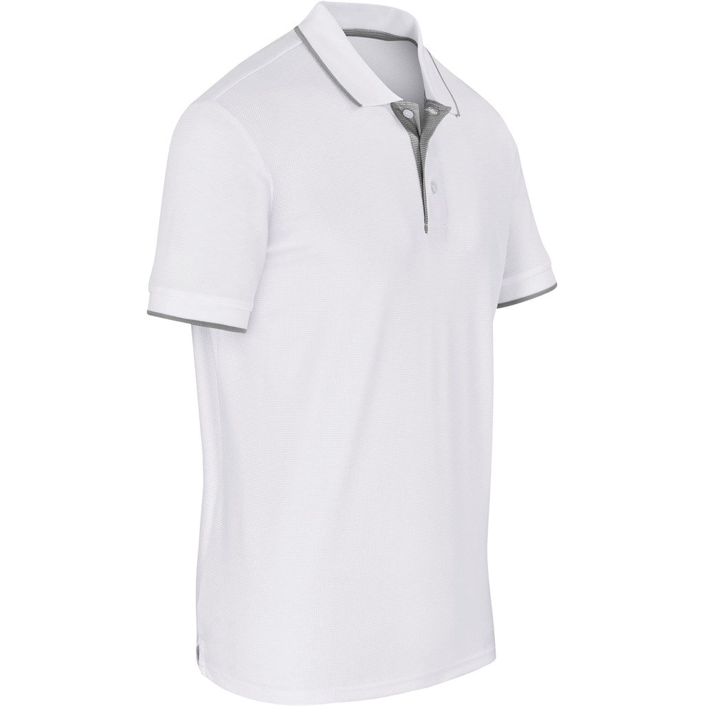 Mens Orion Golf Shirt in White - Print Fast Express