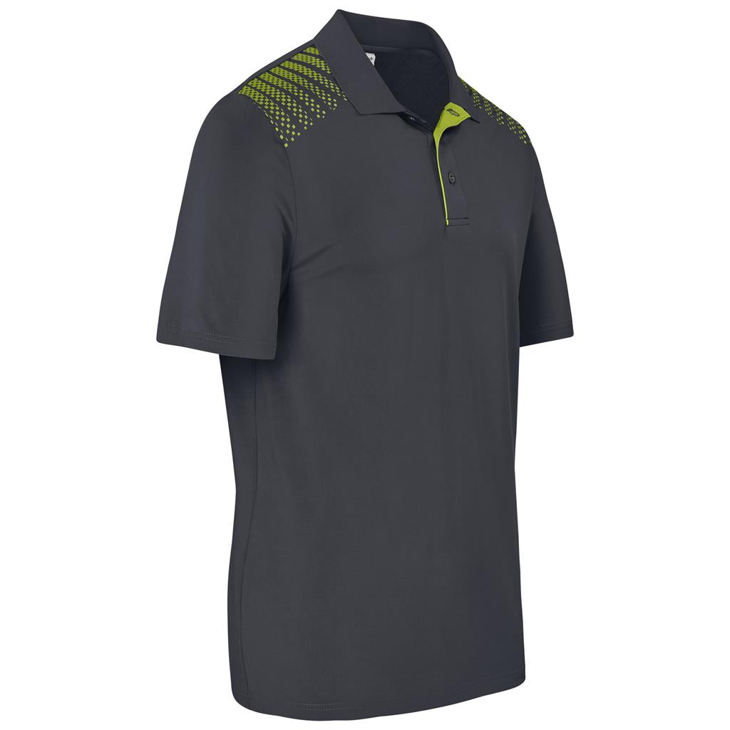 Mens Aerogrid Golf Shirt in Lime - Print Fast Express