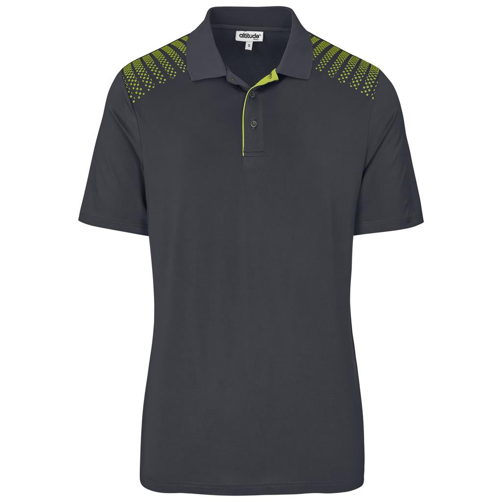 Mens Aerogrid Golf Shirt in Lime — Print Fast Express
