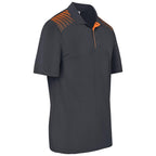 Mens Aerogrid Golf Shirt in Orange - Print Fast Express