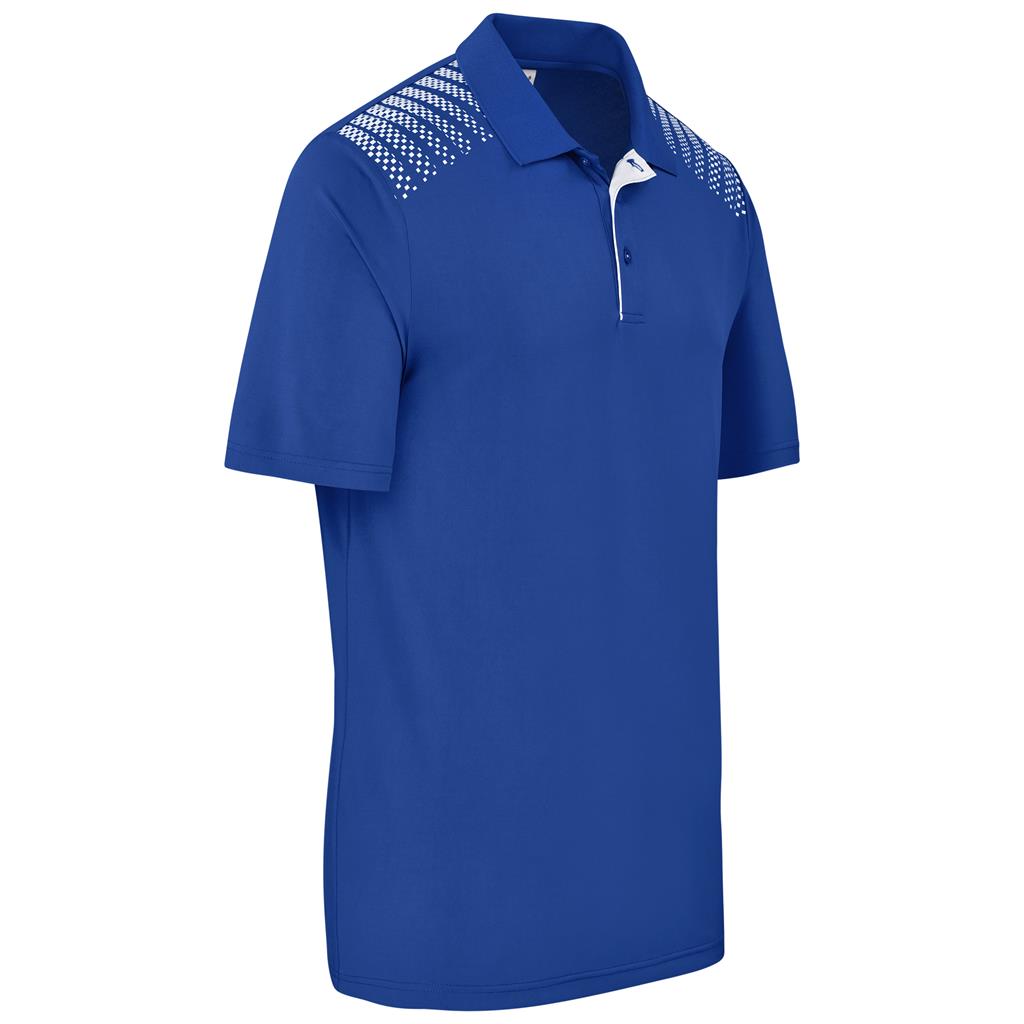 Mens Aerogrid Golf Shirt in Royal Blue - Print Fast Express
