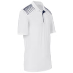 Mens Aerogrid Golf Shirt in White - Print Fast Express