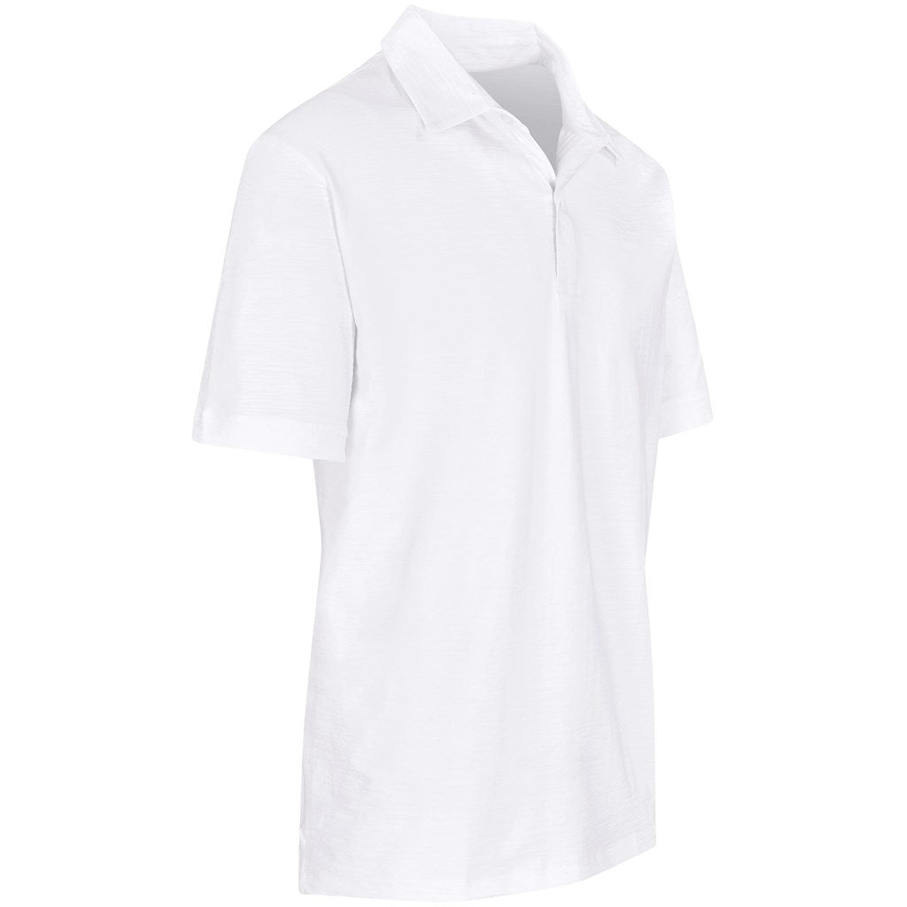 Mens Alex Varga Constantine Golf Shirt in White - Print Fast Express