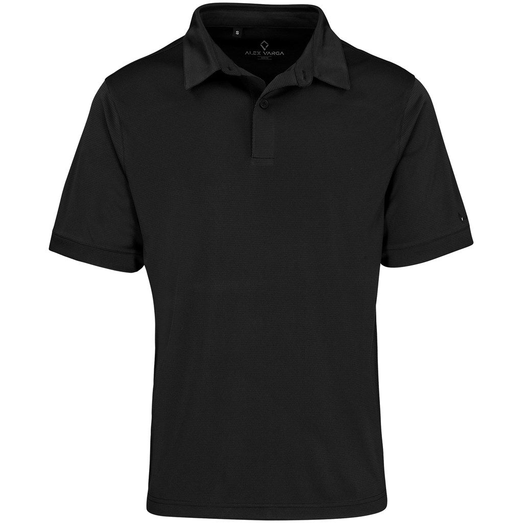 Mens Alex Varga Callidora Golf Shirt in Black — Print Fast Express