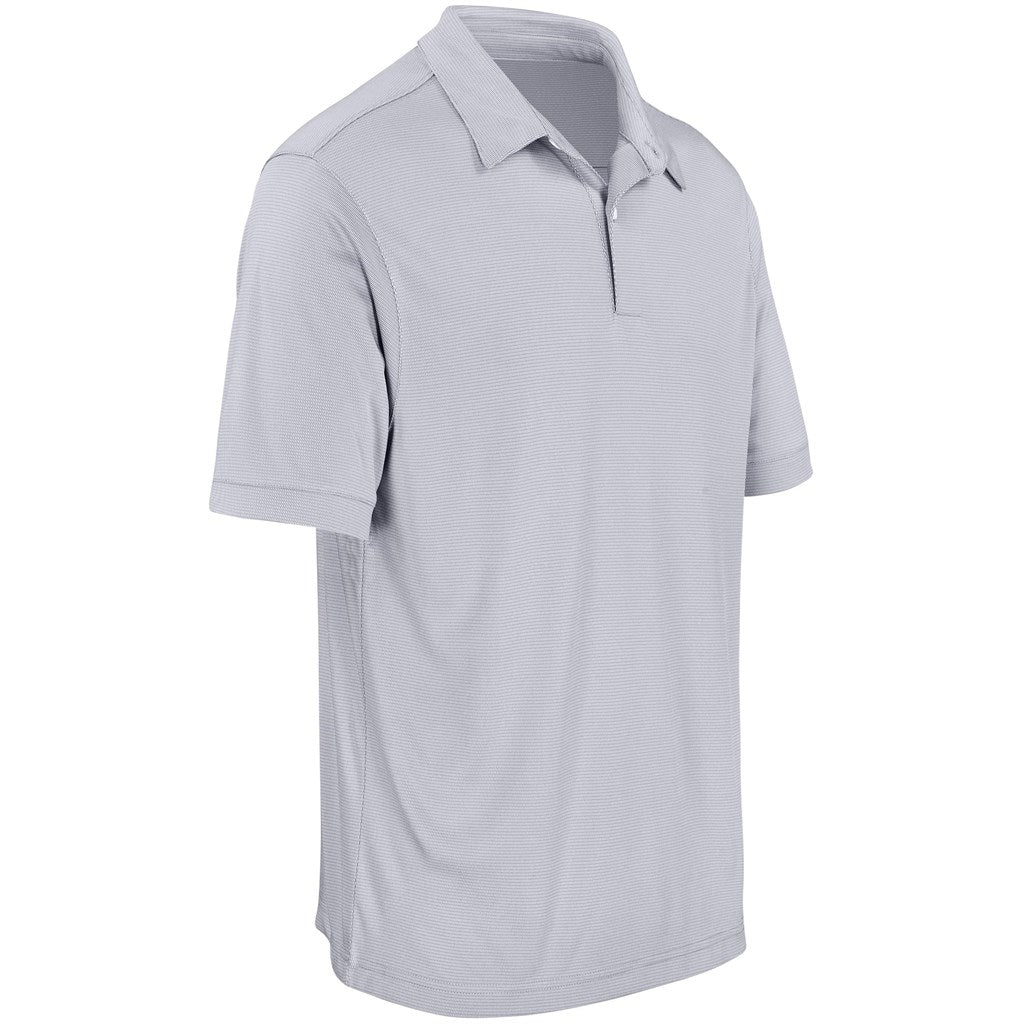 Mens Alex Varga Callidora Golf Shirt in Light Grey - Print Fast Express