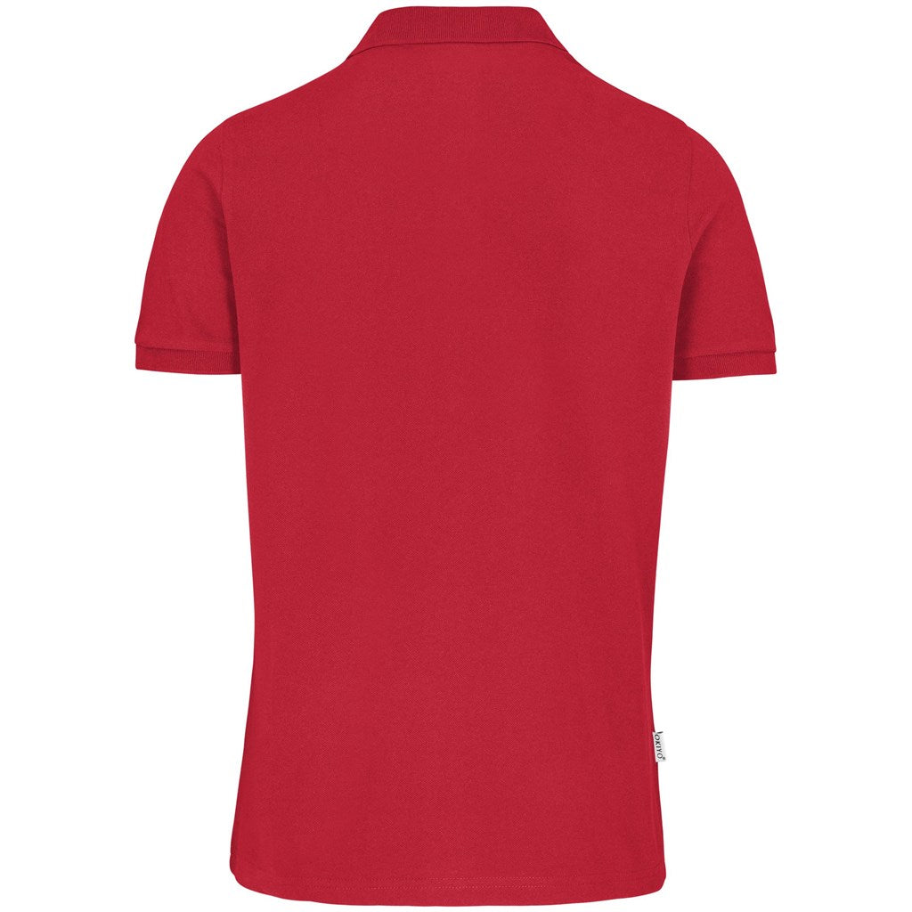 Mens Okiyo Tenyo Eco Golf Shirt in Red - Print Fast Express