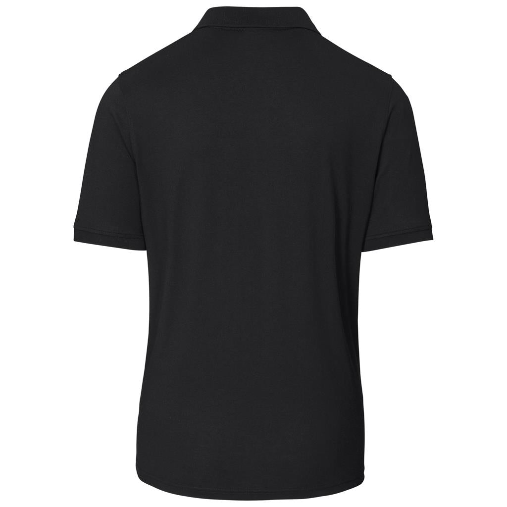 Mens Okiyo Shizen Eco Golf Shirt in Black - Print Fast Express