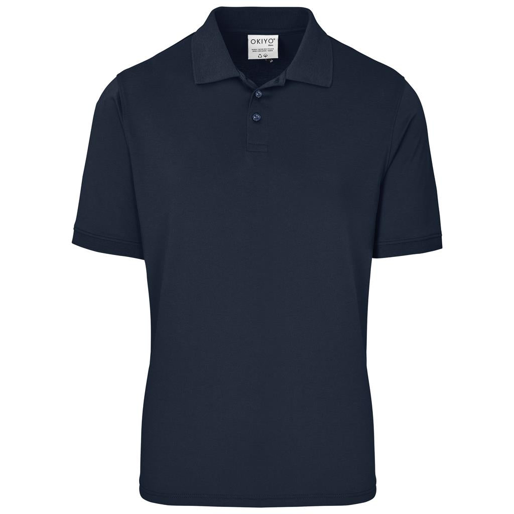 Mens Okiyo Shizen Eco Golf Shirt in Navy — Print Fast Express