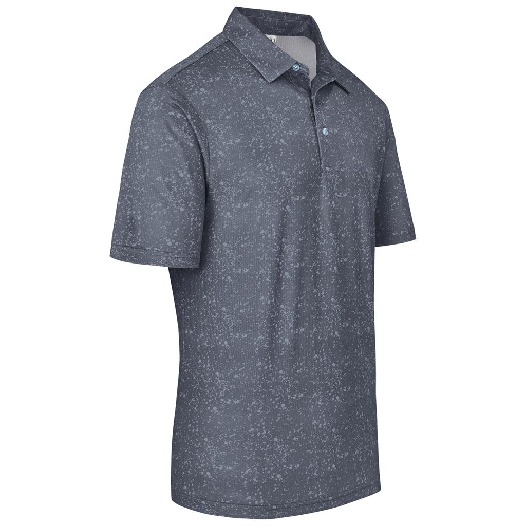 Mens Flexxion Golf Shirt in Grey - Print Fast Express