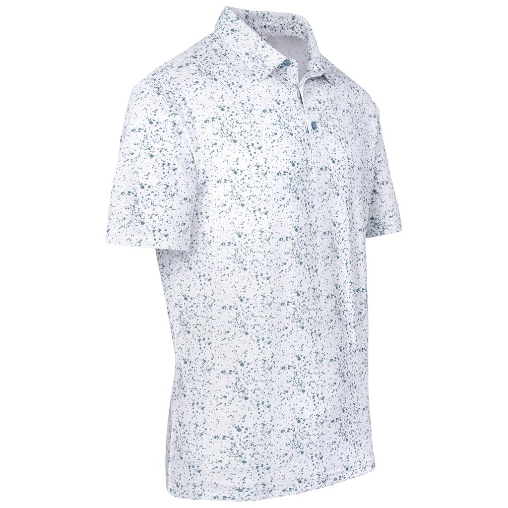 Mens Flexxion Golf Shirt in White - Print Fast Express
