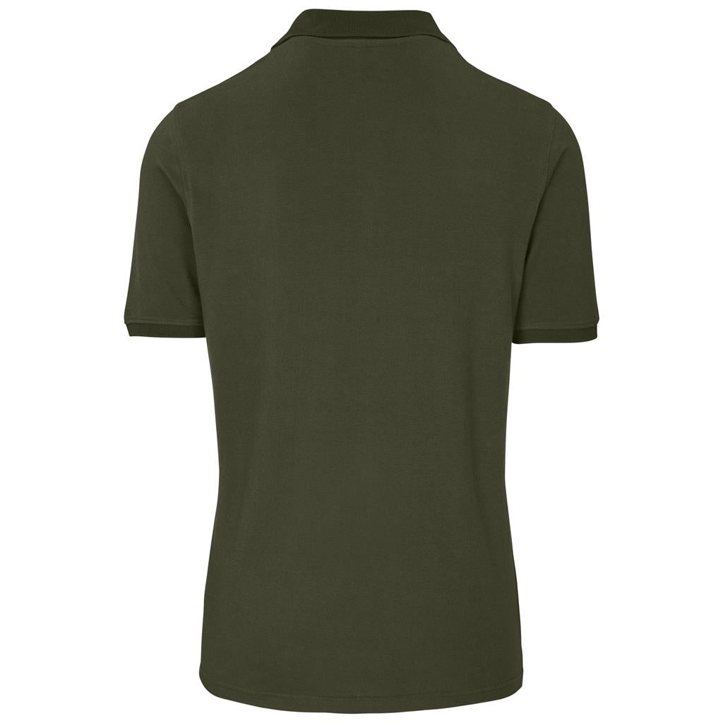 Mens Houston Stretch Golf Shirt in Olive - Print Fast Express