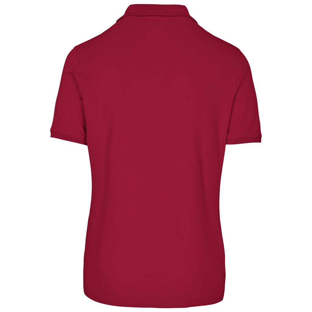 Mens Houston Stretch Golf Shirt in Red - Print Fast Express