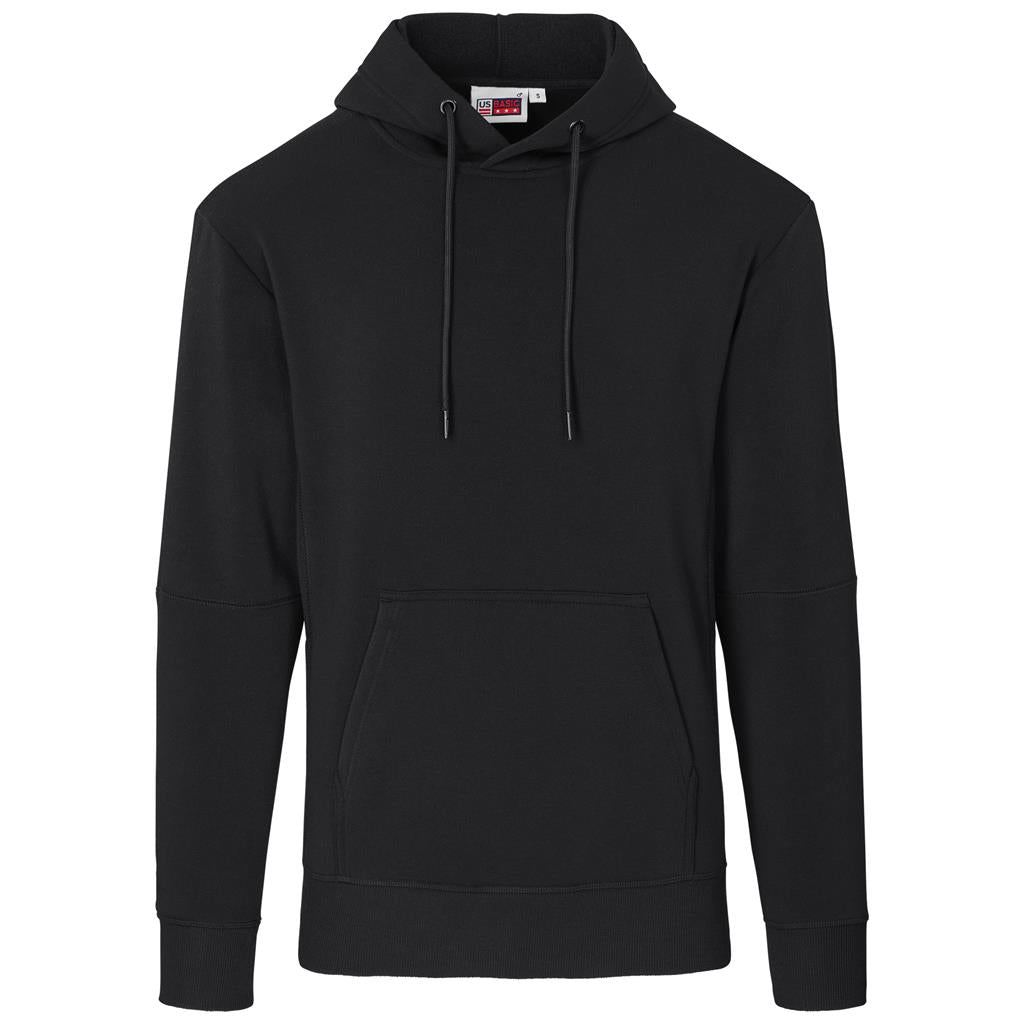 Mens Vital Hooded Sweater in Black — Print Fast Express