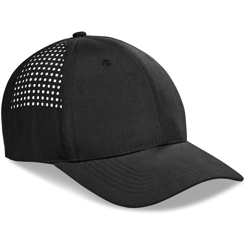 Relay Cap - 6 Panel in Black — Print Fast Express