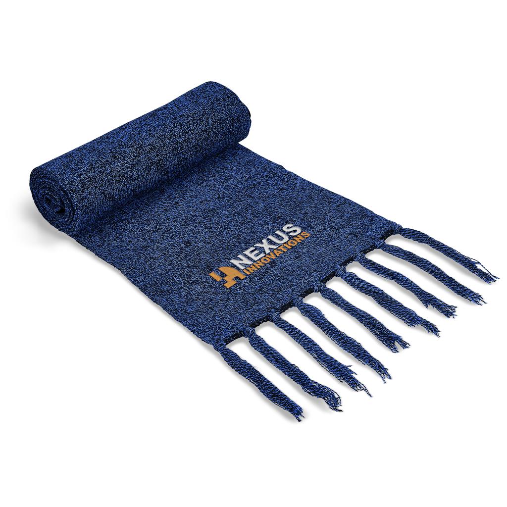 New Hampshire Melange Scarf in Blue — Print Fast Express