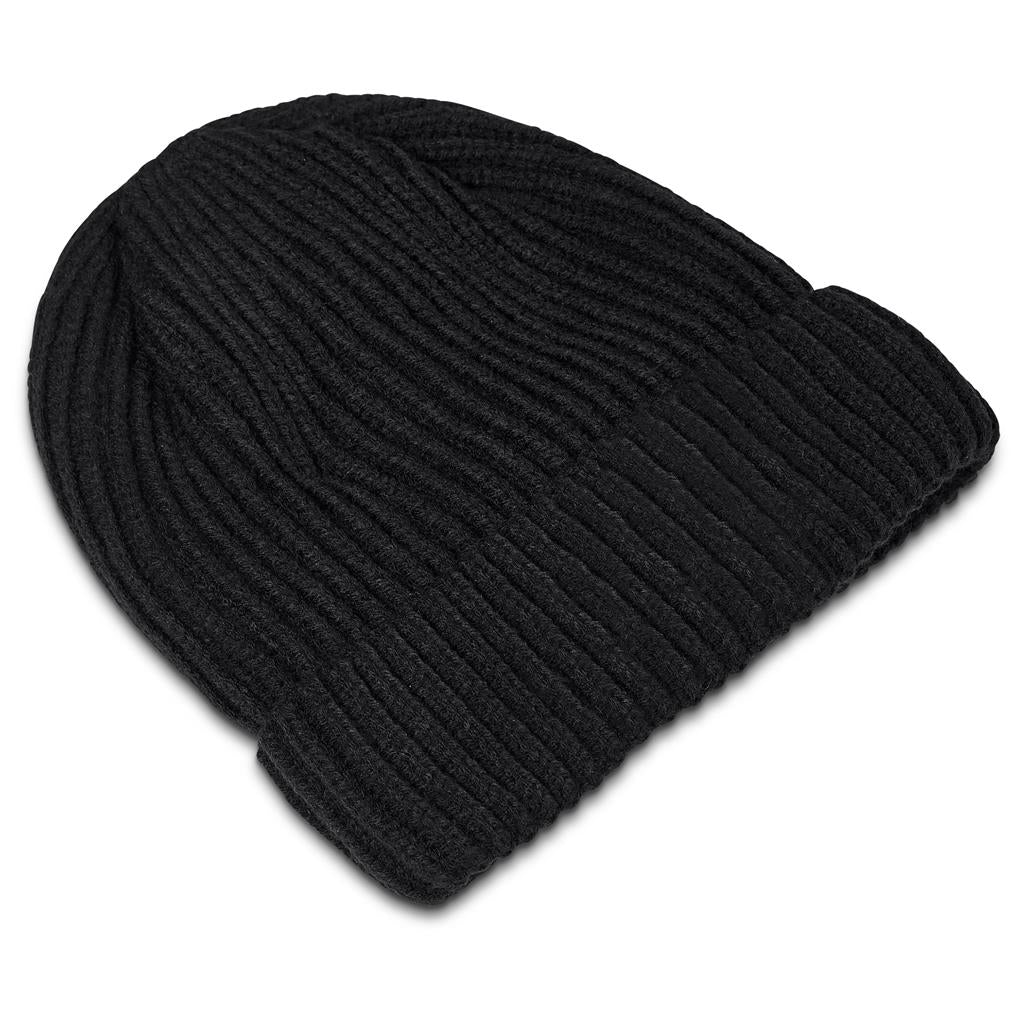Arctic Acrylic Beanie in Black - Print Fast Express