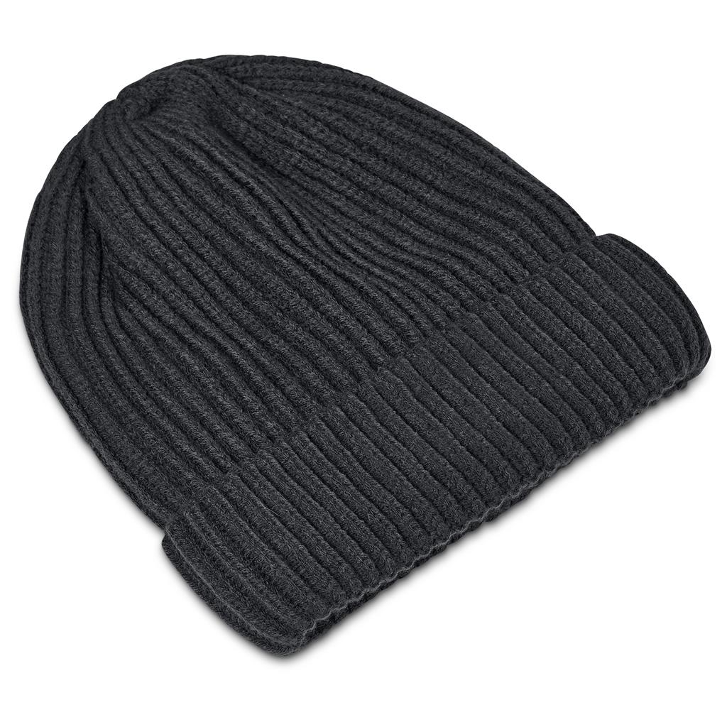 Arctic Acrylic Beanie in Charcoal - Print Fast Express