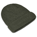 Arctic Acrylic Beanie in Olive - Print Fast Express