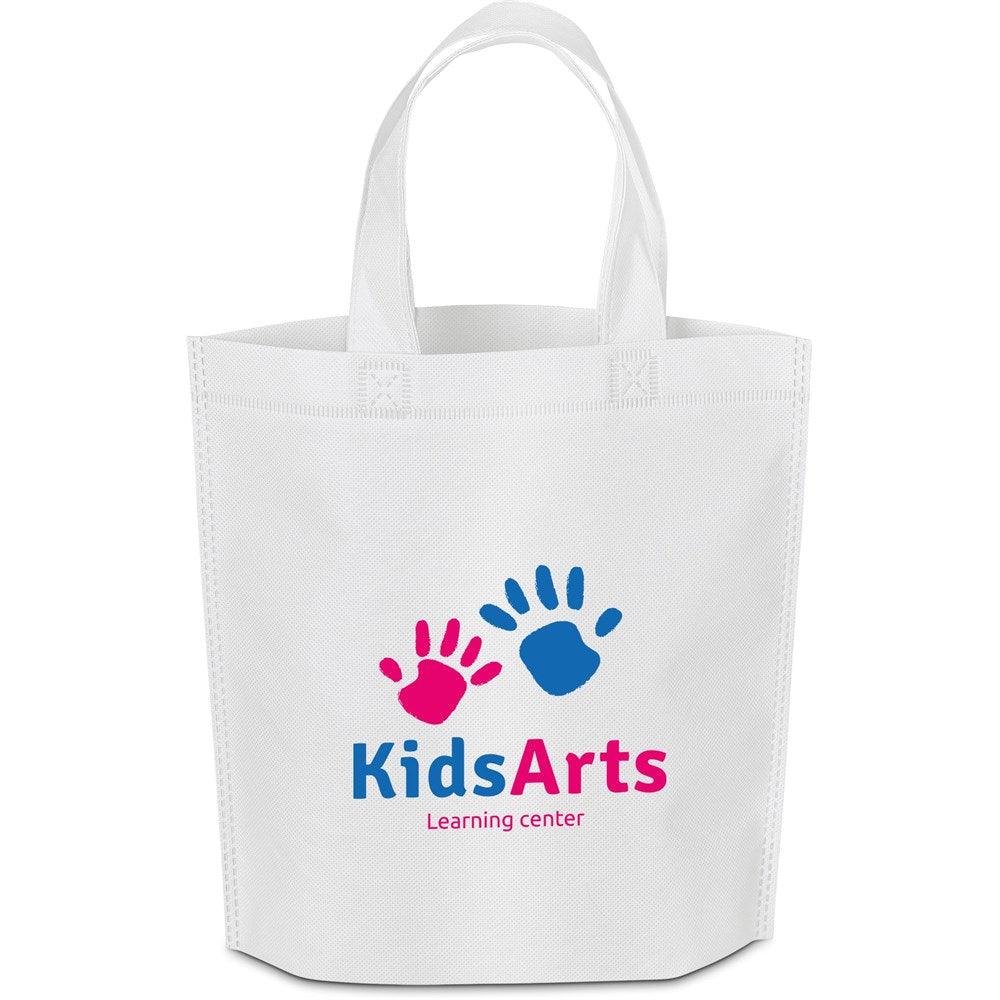 Altitude Giveaway Non-Woven Shopper in Solid White — Print Fast Express