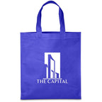 Altitude Budget Non-Woven Shopper in Blue — Print Fast Express