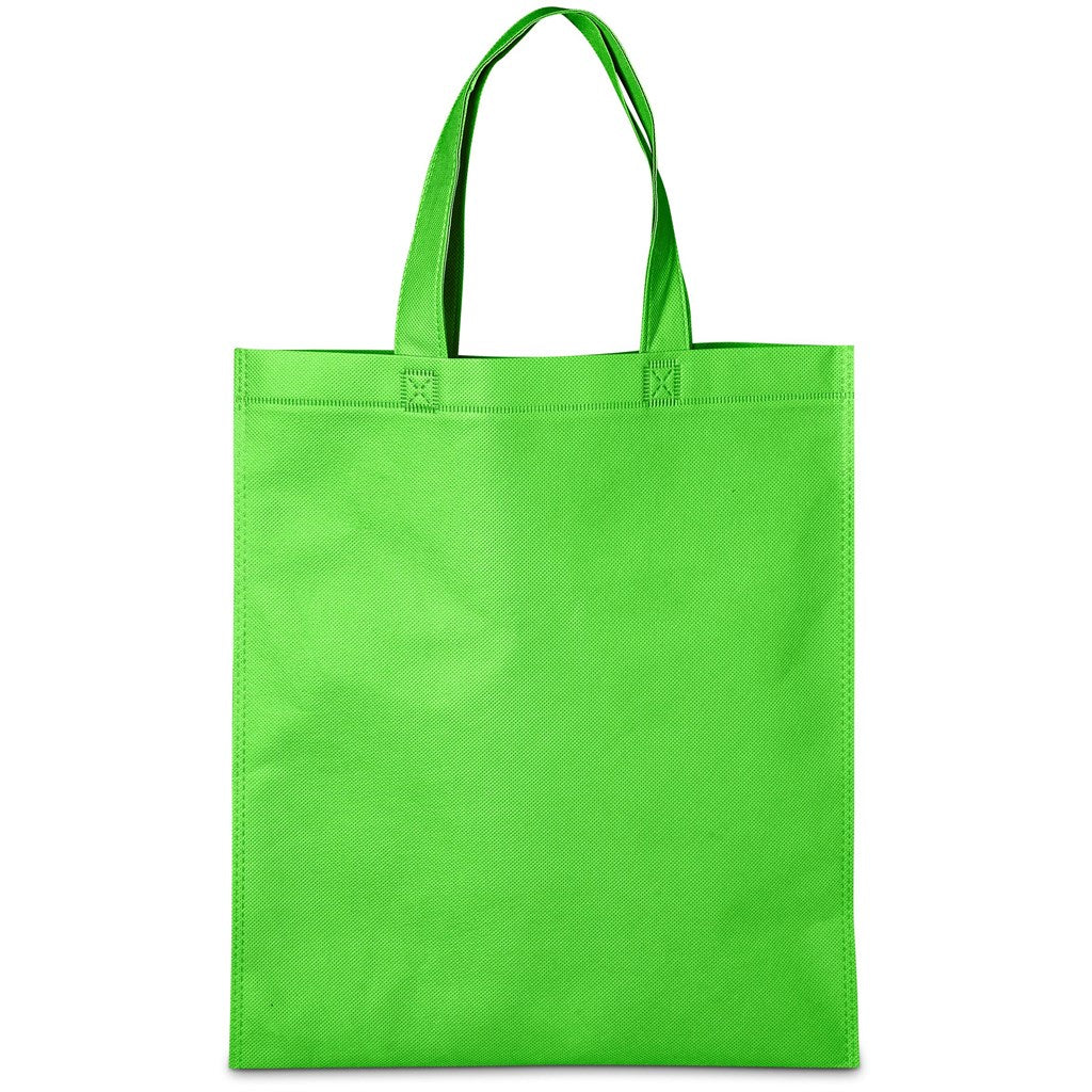 Altitude Budget Non-Woven Shopper in Lime - Print Fast Express