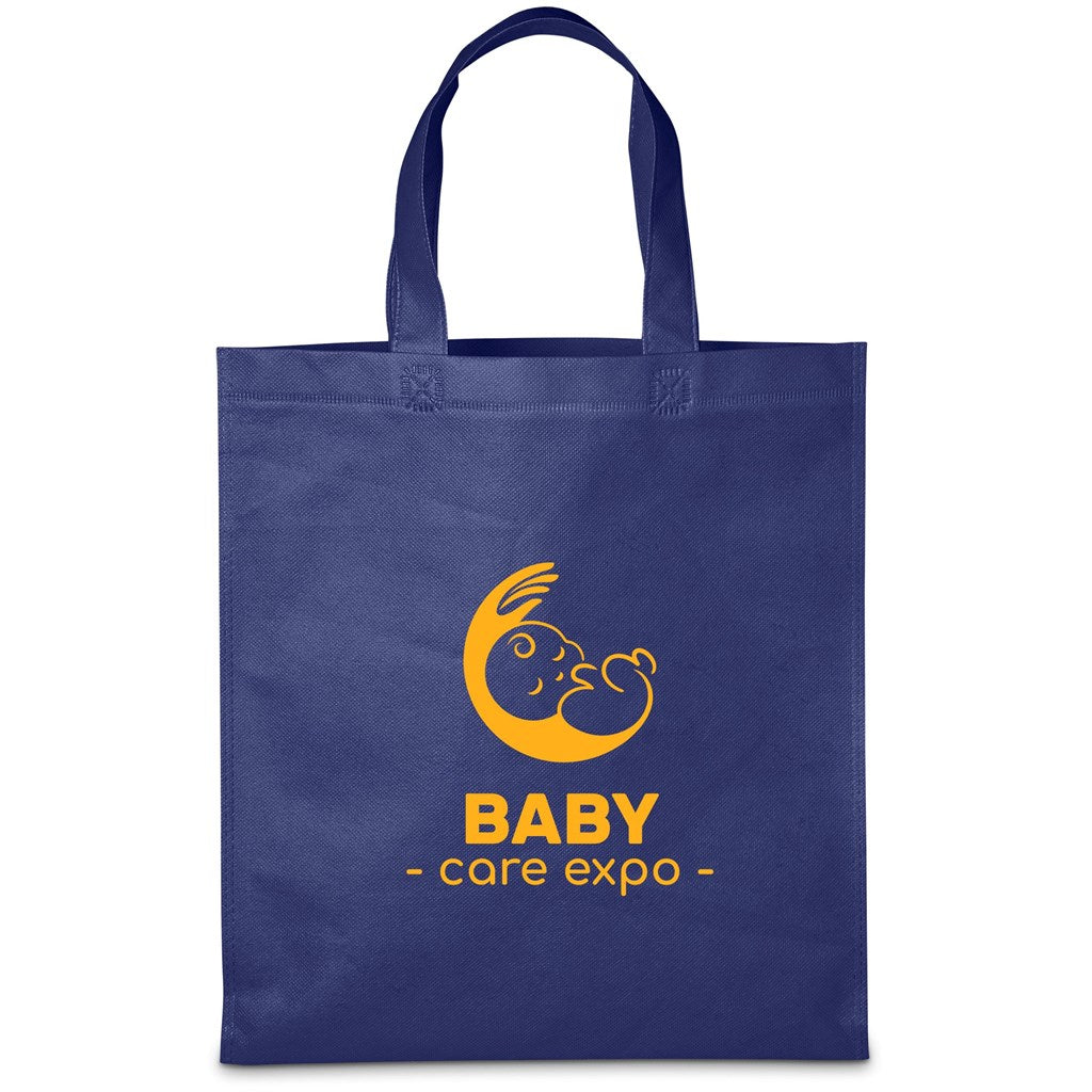 Altitude Budget Non-Woven Shopper in Navy — Print Fast Express