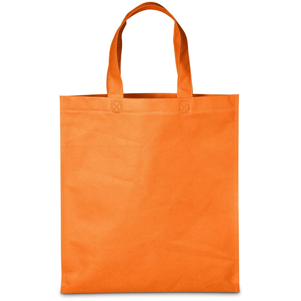 Altitude Budget Non-Woven Shopper in Orange - Print Fast Express