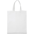 Altitude Budget Non-Woven Shopper in Solid White - Print Fast Express