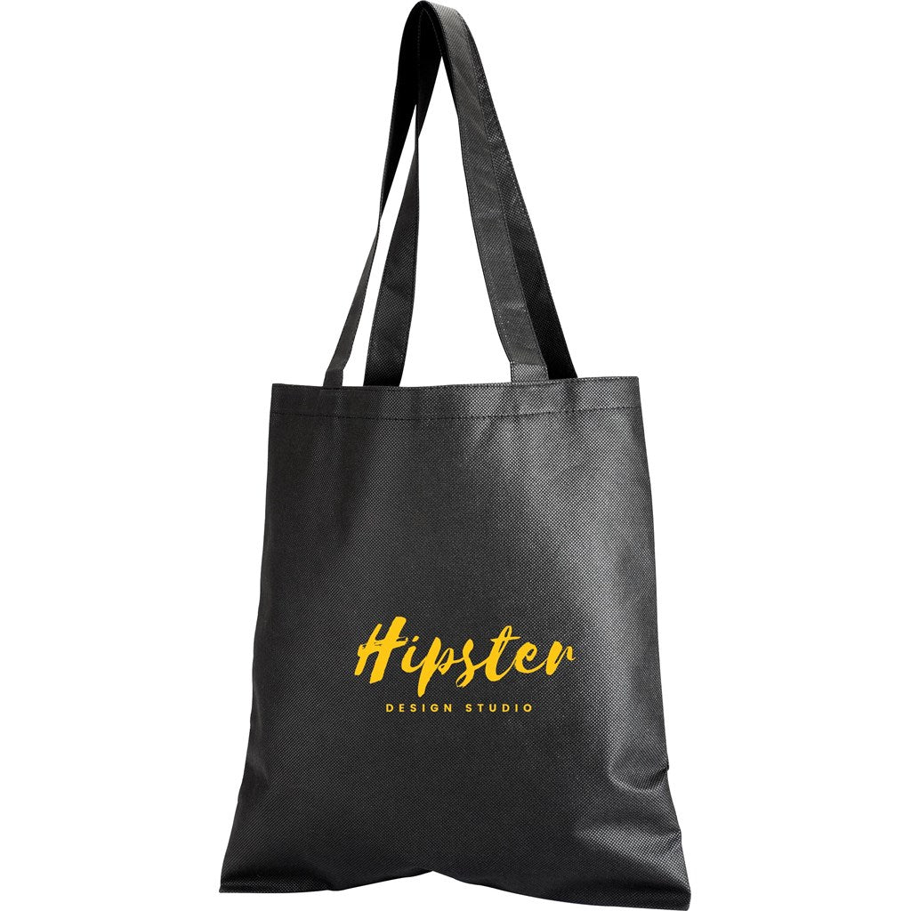 Altitude Expo Non-Woven Shopper in Black — Print Fast Express