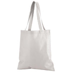 Altitude Expo Non-Woven Shopper in Solid White - Print Fast Express