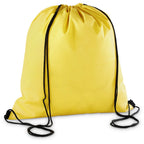 Altitude Whitefield Non-Woven Drawstring Bag in Yellow - Print Fast Express