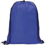 Altitude Daily 190T Drawstring Bag in Blue - Print Fast Express
