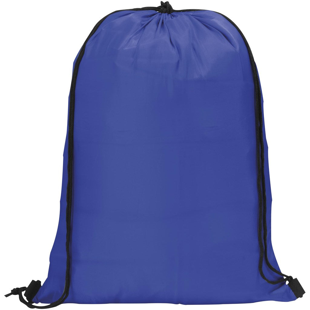 Altitude Daily 190T Drawstring Bag in Blue - Print Fast Express