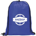 Altitude Daily 190T Drawstring Bag in Blue — Print Fast Express