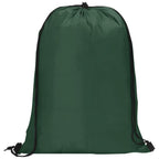 Altitude Daily 190T Drawstring Bag in Dark Green - Print Fast Express
