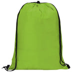 Altitude Daily 190T Drawstring Bag in Lime - Print Fast Express