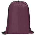 Altitude Daily 190T Drawstring Bag in Maroon - Print Fast Express