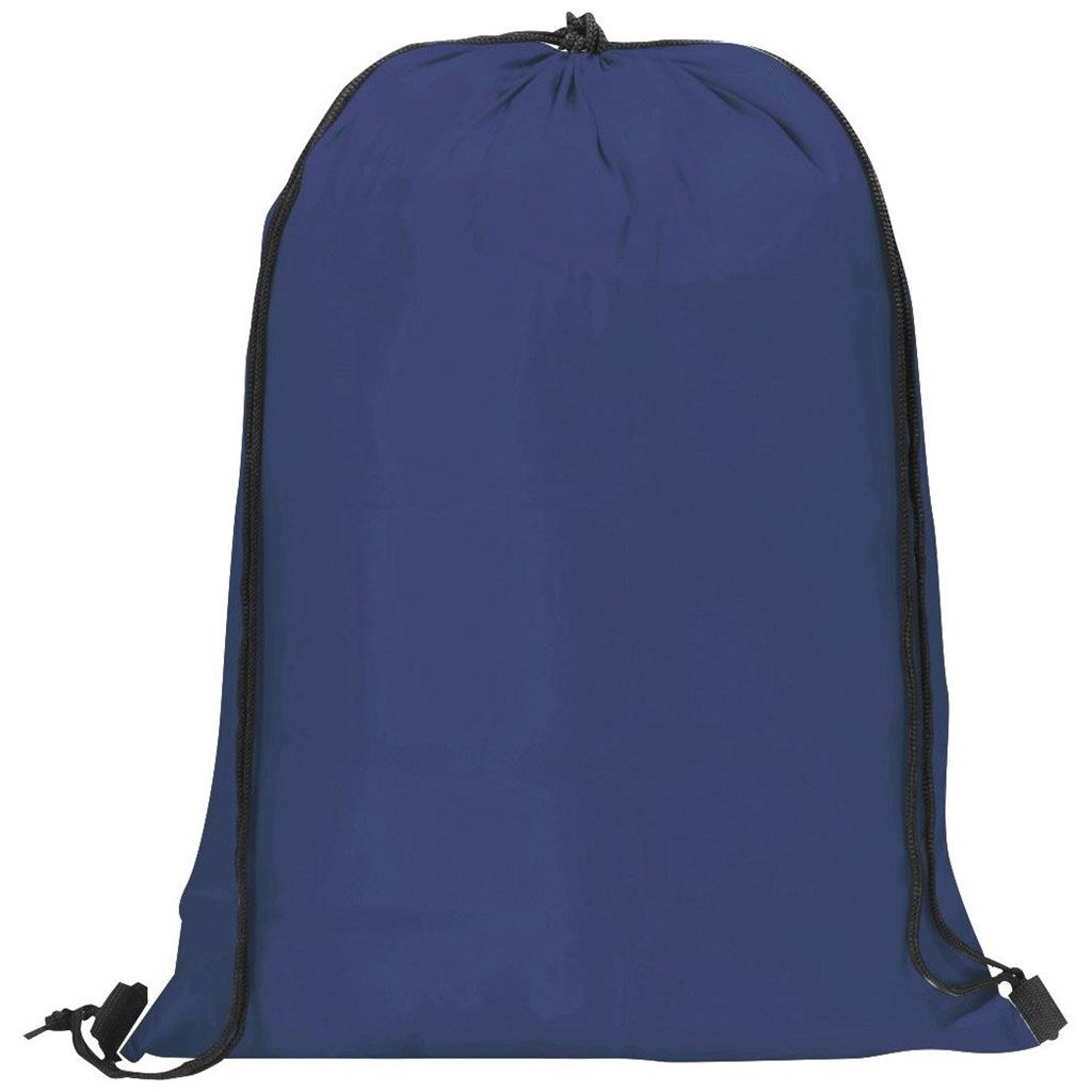 Altitude Daily 190T Drawstring Bag in Navy - Print Fast Express