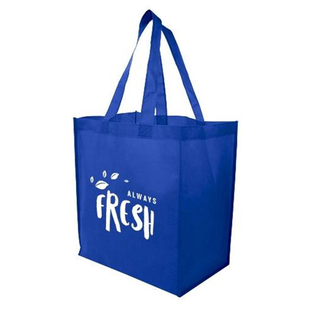 Altitude Shuttle Non-Woven Shopper in Blue — Print Fast Express